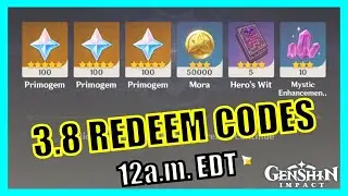 (EXPIRED) 3.8 Livestream Redeem Codes (Expires 12am, 23 JUN EDT) - Genshin Impact