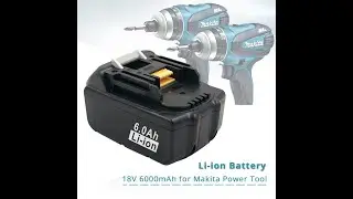 Аккумулятор на 18 v. 6.0 Ah, копия с BL1830B с Алиэкспресса NoName для моей Makita DHR202RF