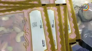 Macwid automatic hi-speed batch coding /printing on pouch / label /carton /outer box