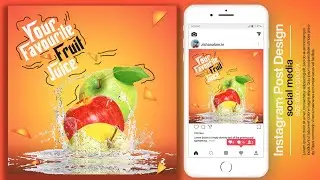 Digital Social Media Post Design in Photoshop | Adobe Photoshop Tutorials.
