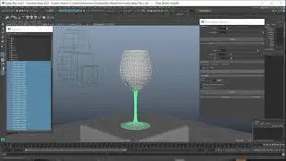 Shatter Glass | Maya Bullet Physics | Pull It Down and redner Arnold