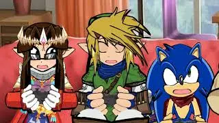 Zelda la estupida aventura / super sonic x universe / super smash bros nivel competitivo