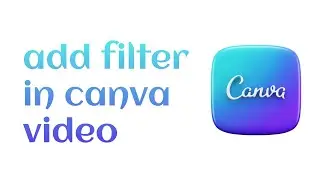 how to add filter in canva video