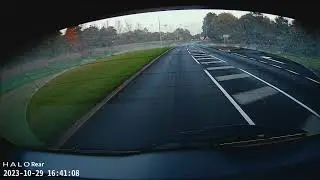Road Angel Halo Pro Front Rear Camera Sample Footage Evening