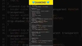 Shining 💎 Diamond 💎 by using#html  #css