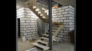 ЛЕСТНИЦА из ЛВЛ БРУСА. КАК СОБРАТЬ САМОМУ.