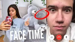 FaceTime a nuestros novios *HAY UN FANTASMA EN MI CUARTO* (Broma) // Majo y Ana