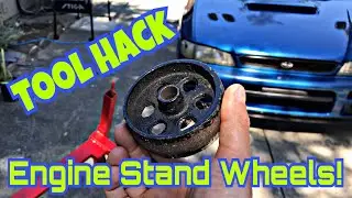 Engine Stand HACK | $30 = MUST USE Wheel Upgrade!