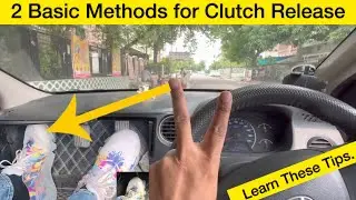 How to control & release your car clutch while driving..??