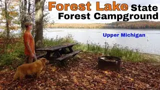 CLOSED Forest Lake:  Michigan State Forest Campground Overview CLOSED