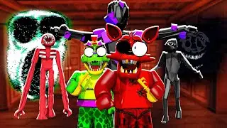 Monty and Foxy Play Doors In Roblox BUT Are COMPLETE NOOBS!