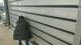 Good quality high strength aluminum rolling fast door