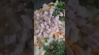 Окрошка на айране #окрошка