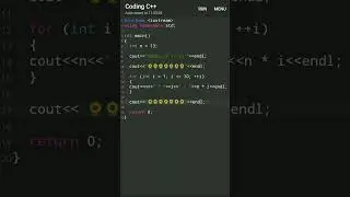 C++ program for writing table of 13 