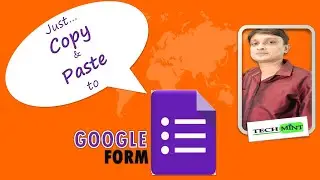 how to copy and paste text to google form exams | Google Form पर  test कैसे  दें