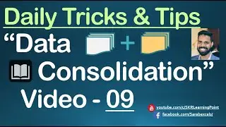 Excel Consolidate Data from Multiple Sheets Into One Sheet