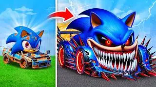 Upgrading SONIC.EXE CARS In GTA 5!