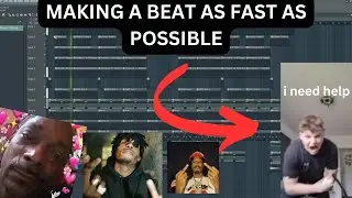 [CHALLENGE] Making a Beat from scratch + mix + mastering AS FAST AS POSSIBLE (gone crazy)