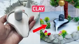Beautiful Shivling water fountain ⛲| clay art | Aryan Verma Studios