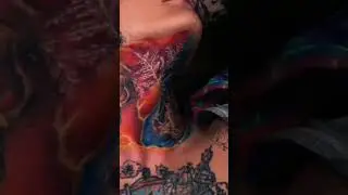 татуировка на шеи #shorts #tatoo #tattoo