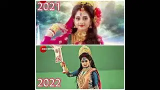 Zee bangla mahalaya 2021দেবী লুক VS Zee bangla mahalaya 2022 দেবী লুক 