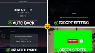 🔥Kinemaster All Problem Solved / Kinemaster Export failed / Kinemaster Slow Exporting /Auto Back