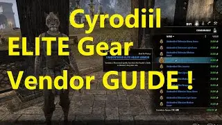 ❇️ ESO Cyrodiil Armor Sets Guide - Elite Gear Vendor (RANDOM Armor Set Items) Elder Scrolls Online