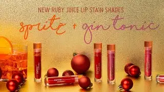 Nuove tinte labbra Ruby Juice SPRITZ e GIN TONIC - Neve Cosmetics