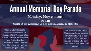 Memorial Day Parade 5-29-23