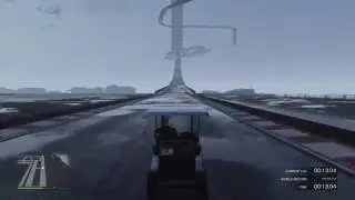 Grand theft auto 5 attempting to beat the impossible stunt race