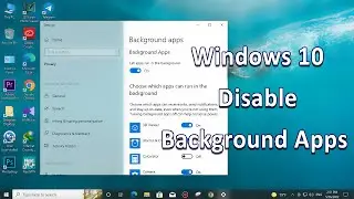 Disable Windows 10 background apps