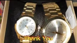 Unboxing CASIO COUPLE WATCH #ShophineOnlineShoppingBAHRAIN