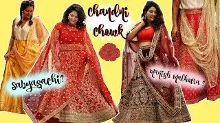 CHANDNI CHOWK wholesale Market | SABYASACHI LEHENGA DESIGNS | StyleMeUpWithSakshi
