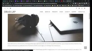 Pharmaceutical website (html/css/js)