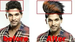How to change hair style like cb hear||PicsArt and autodesk sketchbook editing tutorials