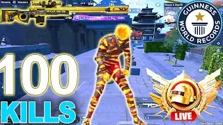100 KILLS! 😍 Full Glacier Set On Fire! 🔥🥶 | PUBG Mobile