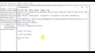 Python Program to Read a String from the User and Append it into a File