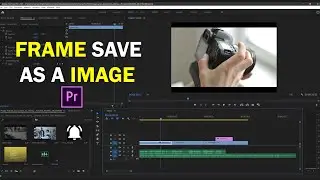 How to Save Frame as Image In Premiere Pro - Export Frame | Urdu & Hindi Tutorial