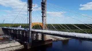 Строительство трассы М-12 [4 этап] мост через Оку - -08.05.2023- -
