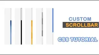 Create Custom Scrollbar Using CSS - Pure CSS Scrollbar Tutorial