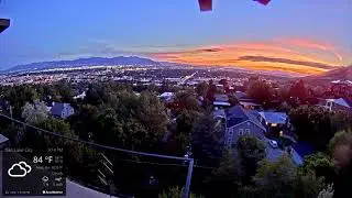 Sunset timelapse June 1st 2021