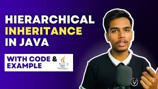 Hierarchical Inheritance in Java - Java OOPS Complete Course | Indian Programmer