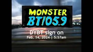 Monster BT 105.9 -sign on 2024
