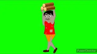 ईमानदार लकड़हारा | Hindi Kahaniya copyright free Cartoon Green Screen Animation video 