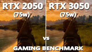 Laptop RTX 2050 vs RTX 3050 Gaming Benchmark Test | Asus TUF F15 Gaming Test | 