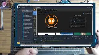 Programming in Visual Code Studio using PlatformIO and AdaFruit