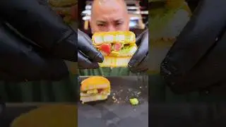 🇯🇵Wasabi Lotus Root Burger🍔 #shorts