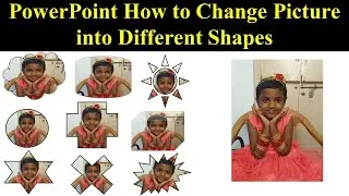 PowerPoint How to Change Picture into Different Shapes. | PowerPoint Change Picture Shapes Tamil.