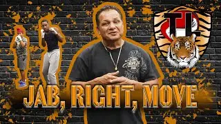 Jab with the Right Hand in Movement