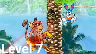 Beeny rabbit 2 Island level 7 let's play | Кролик Бинни уровень 7 прохождение игры